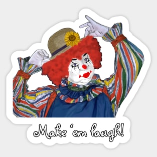 Happy Clown Sticker